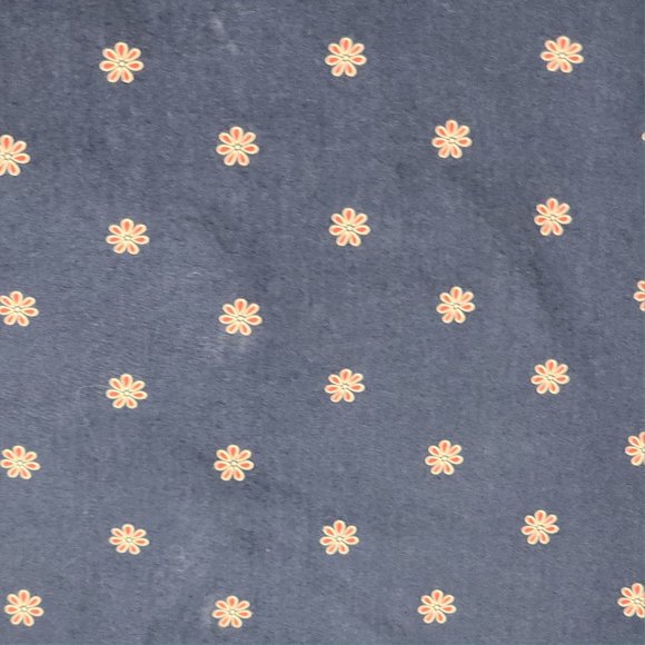 J. Crew Navy Floral Printed Flex Washed Shirt - Picture 2 of 4